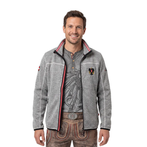 Österreich Kultjacke ohne Kapuze - Strickoptik