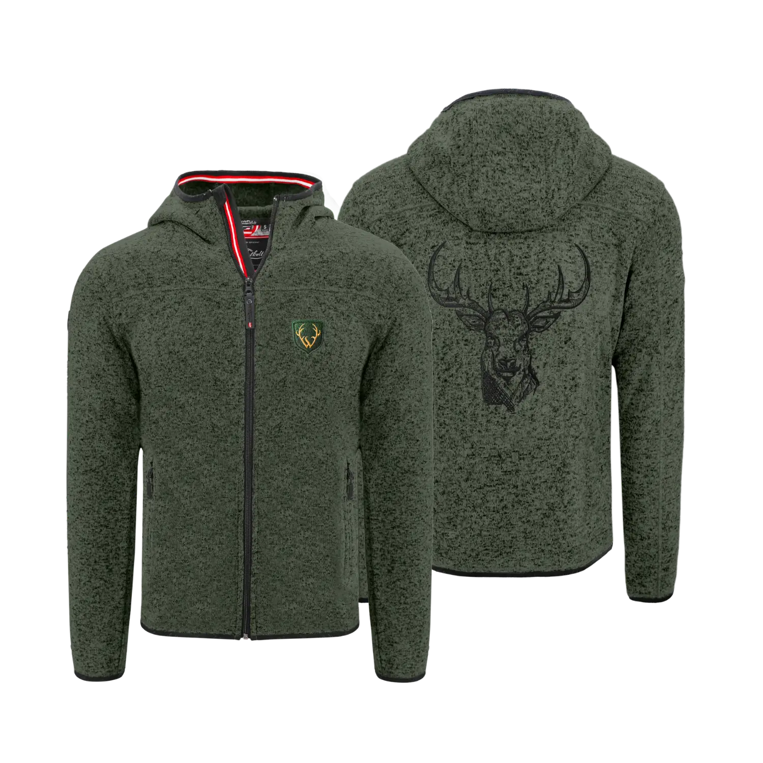 Hirsch Kultjacke mit Kapuze - Das Original