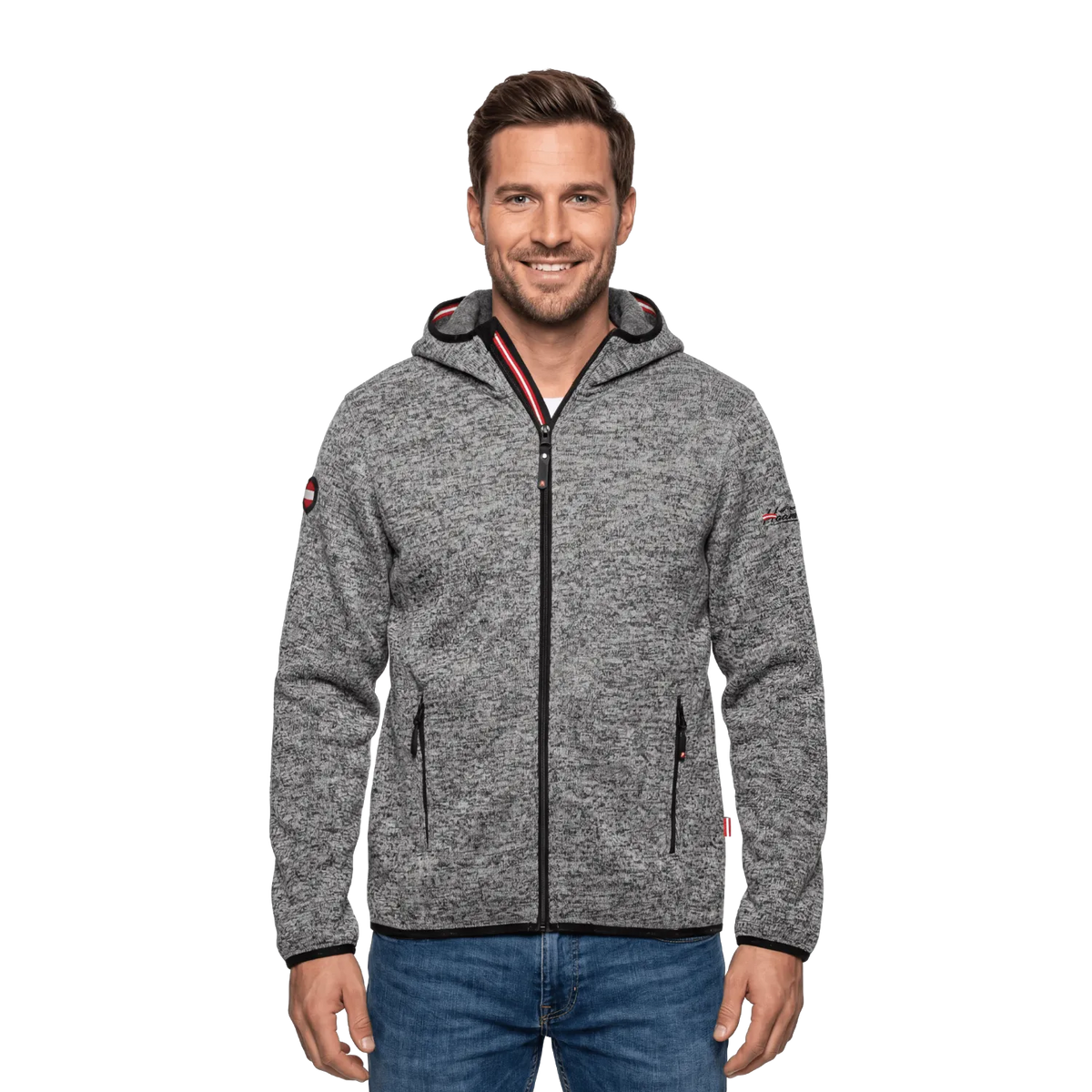 Herren Kultjacke dunkelgrau