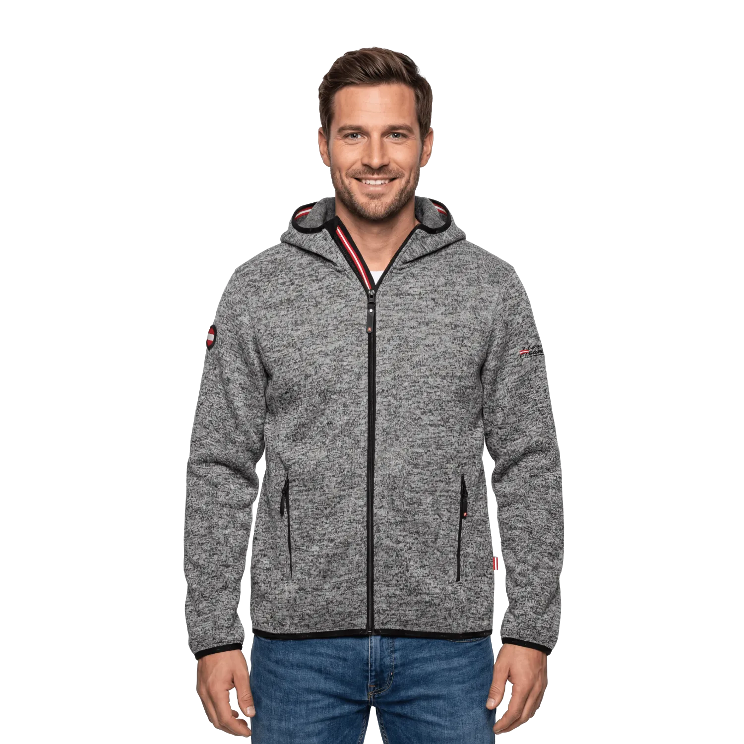 Herren Kultjacke dunkelgrau