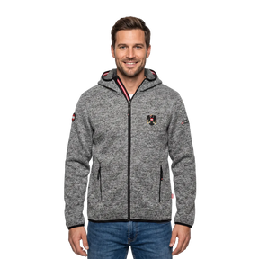 Österreich Adler Kultjacke mit Kapuze - Dunkelgrau