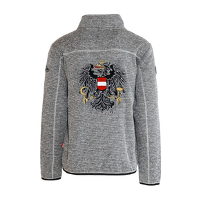 Österreich Kultjacke ohne Kapuze - Strickoptik