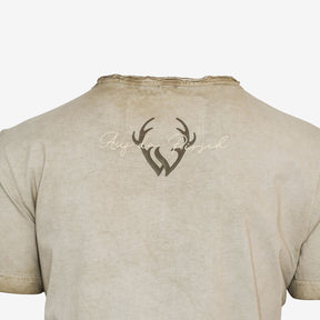 Herren T-Shirt Auf da Pirsch beige