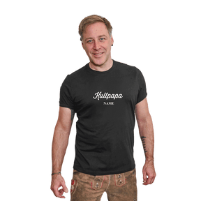 Herren T-Shirt schwarz mit Kultpapa Stick