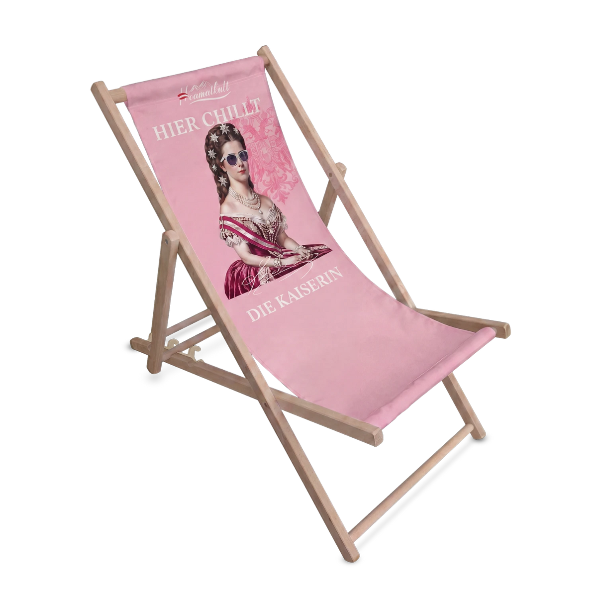Hier chillt die Kaiserin Liegestuhl rosa #Ausstattung_Ohne Kissen
