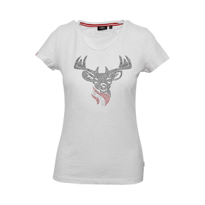 Hirsch Glitzer T-Shirt
