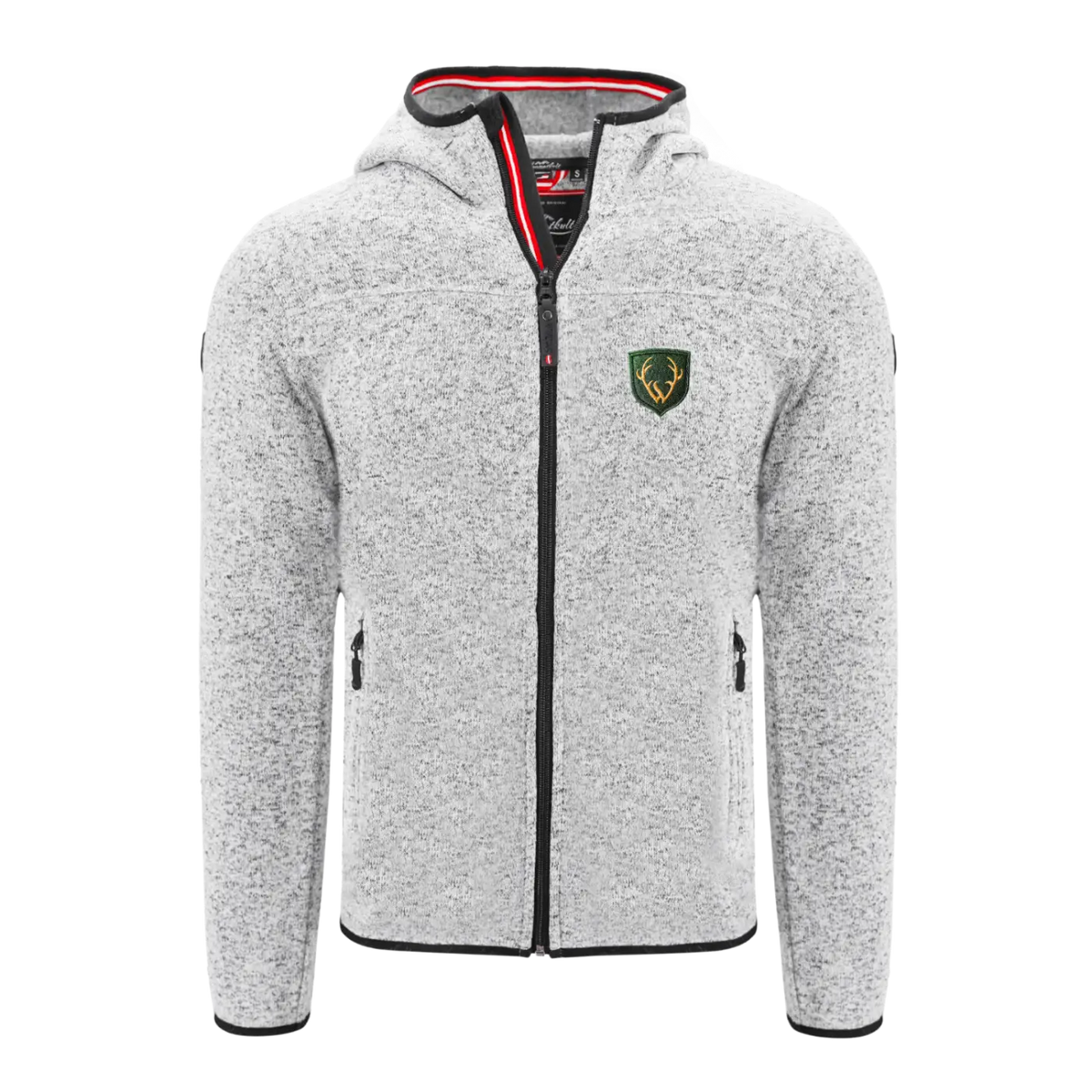 Hirsch Kultjacke hellgrau Herren #Farbe_Hellgrau