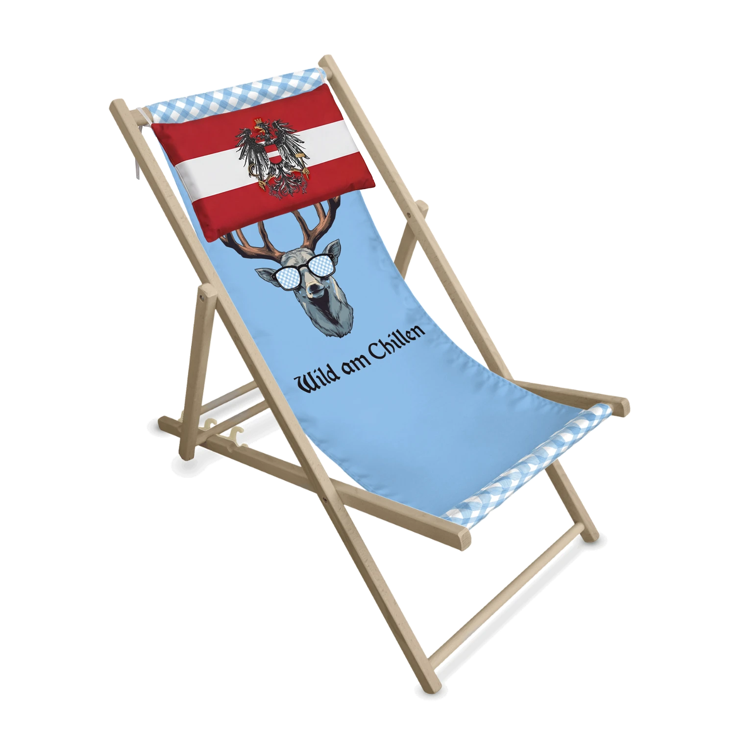 "Wild am Chillen" Liegestuhl