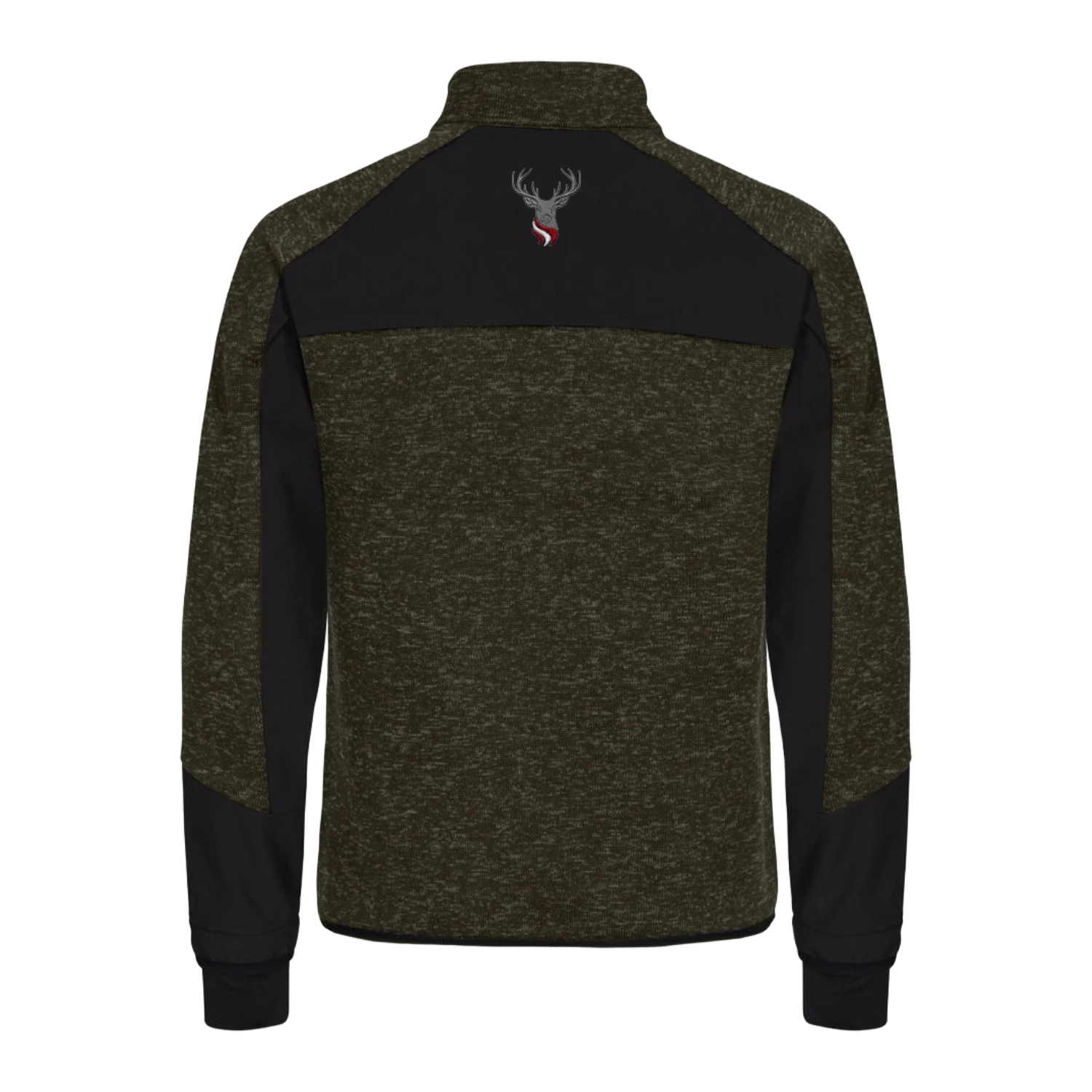 Hirsch Kultjacke Softshell-Fleece - Dunkelgrün