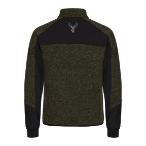 Hirsch Kultjacke Softshell-Fleece - Dunkelgrün