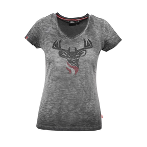 Hirsch Glitzer T-Shirt