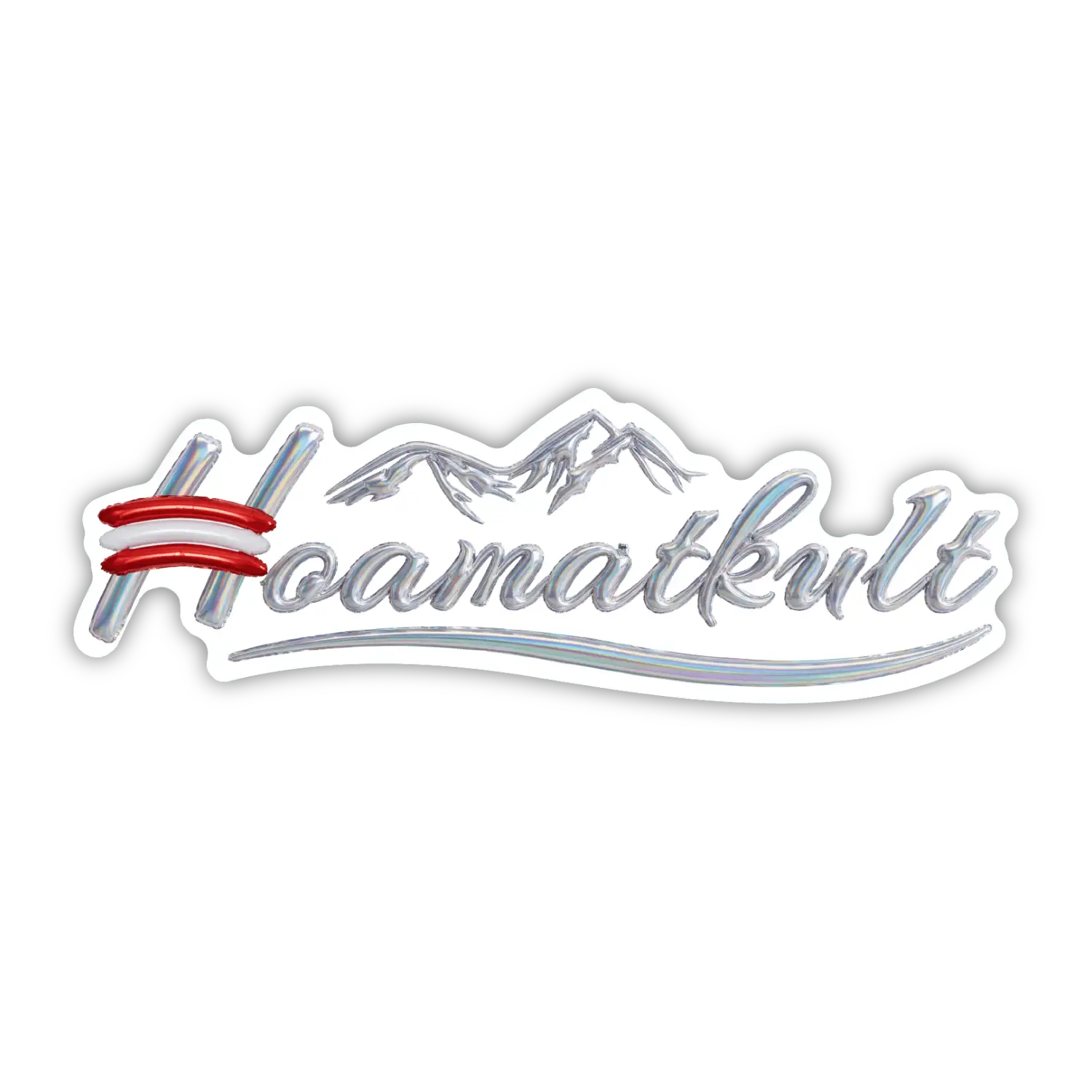 Hoamatkult Ballon Sticker
