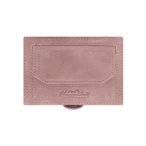 Adler Slim Wallet aus Echtleder mit Spiegel, Münzfach & RFID-Schutz