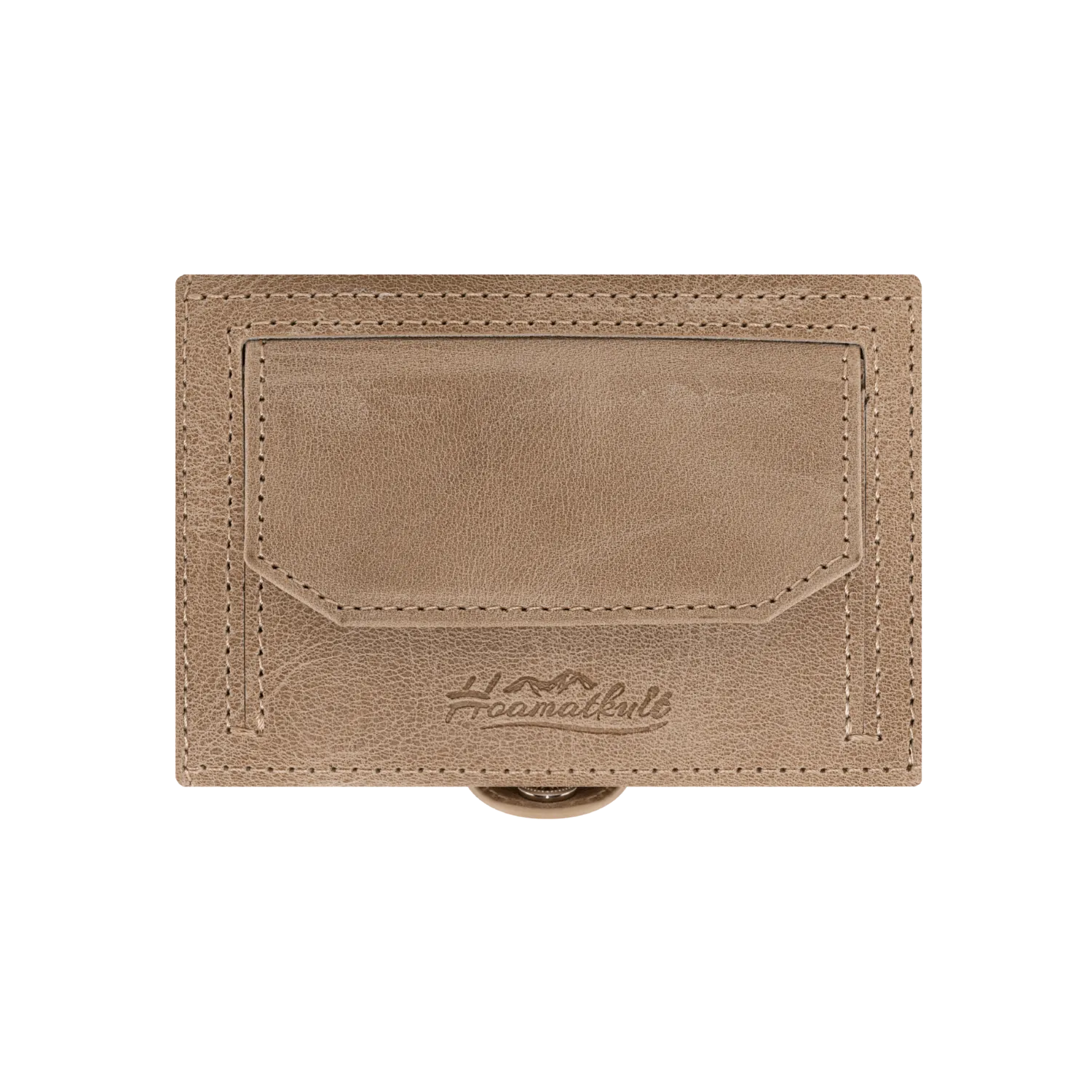 Adler Slim Wallet aus Echtleder mit Spiegel, Münzfach & RFID-Schutz