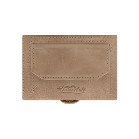 Adler Slim Wallet aus Echtleder mit Spiegel, Münzfach & RFID-Schutz