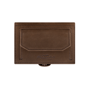 Adler Slim Wallet aus Echtleder mit Spiegel, Münzfach & RFID-Schutz