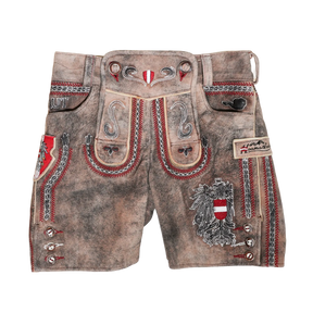 Hoamatkult Kinder Lederhose Vintage Braun