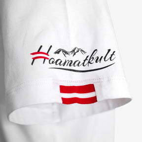 Kult T-Shirt Hoamatkult - Weiss