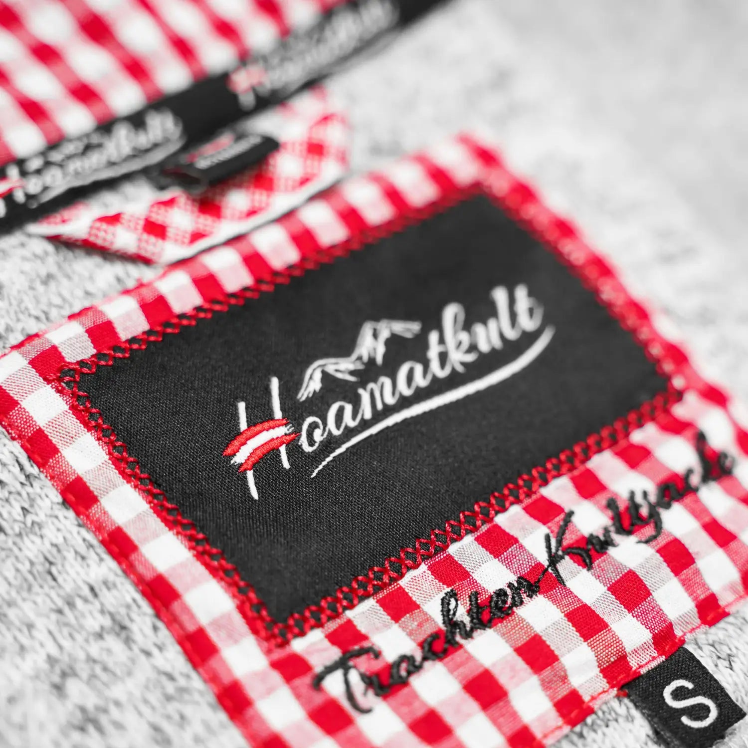 Hoamatkult Label Trachtenjacke #Farbe_Rot-Kariert