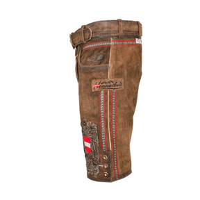 Hoamatkult Lederhose Herren Klassik Braun