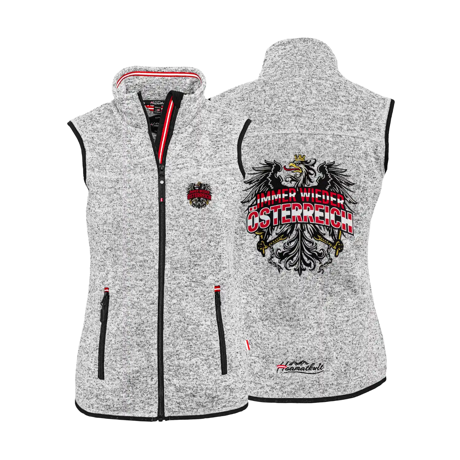 Immer wieder Österreich Kultgilet - Hellgrau