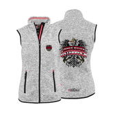 Hoamatkult Österreich Adler Gilet hellgrau Damen #Farbe_Hellgrau