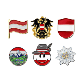 Österreich Kult Pins 6er-Set