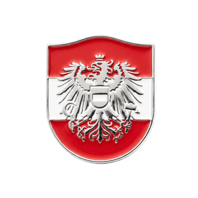 Hoamatkult Österreich Wappen Adler Anstecknadel Silber