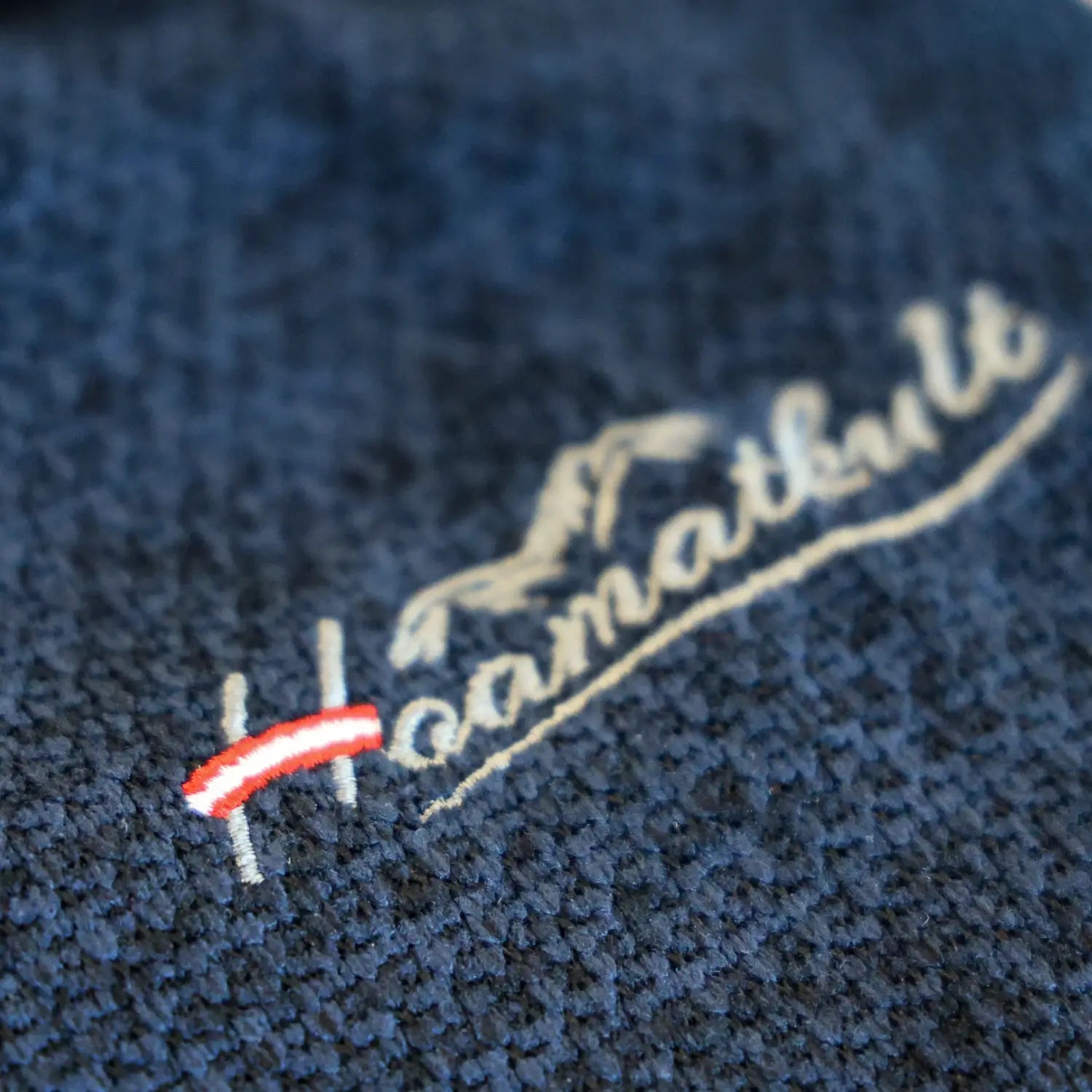Österreich Kultjacke mit Kapuze - Strickoptik