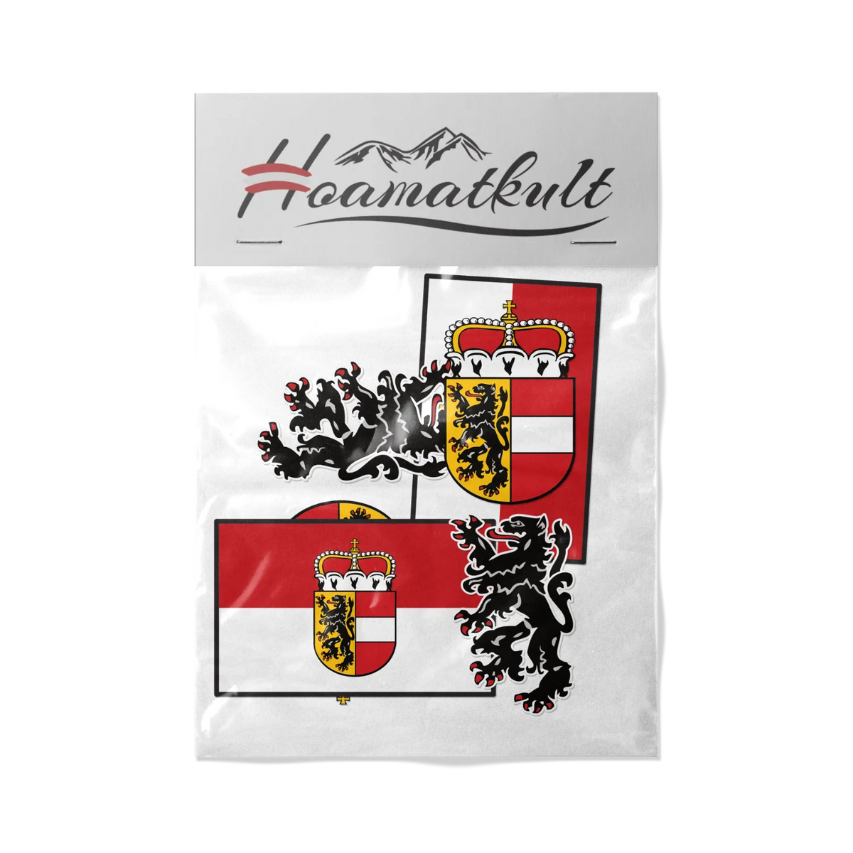 Hoamatkult Sticker Set Salzburg