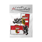 Hoamatkult Sticker Set Salzburg