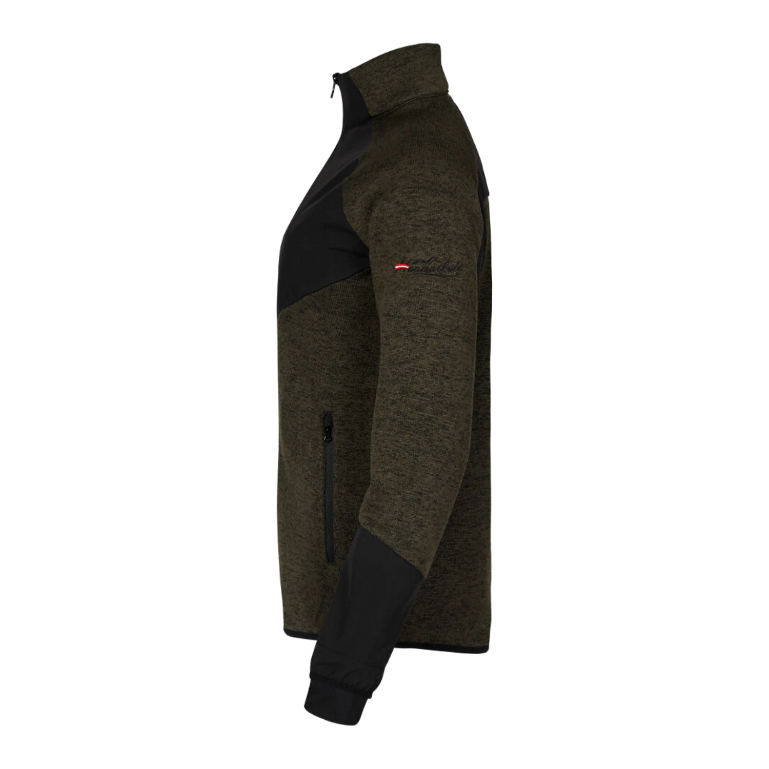 Österreich Adler Kultjacke Softshell-Fleece - Dunkelgrün