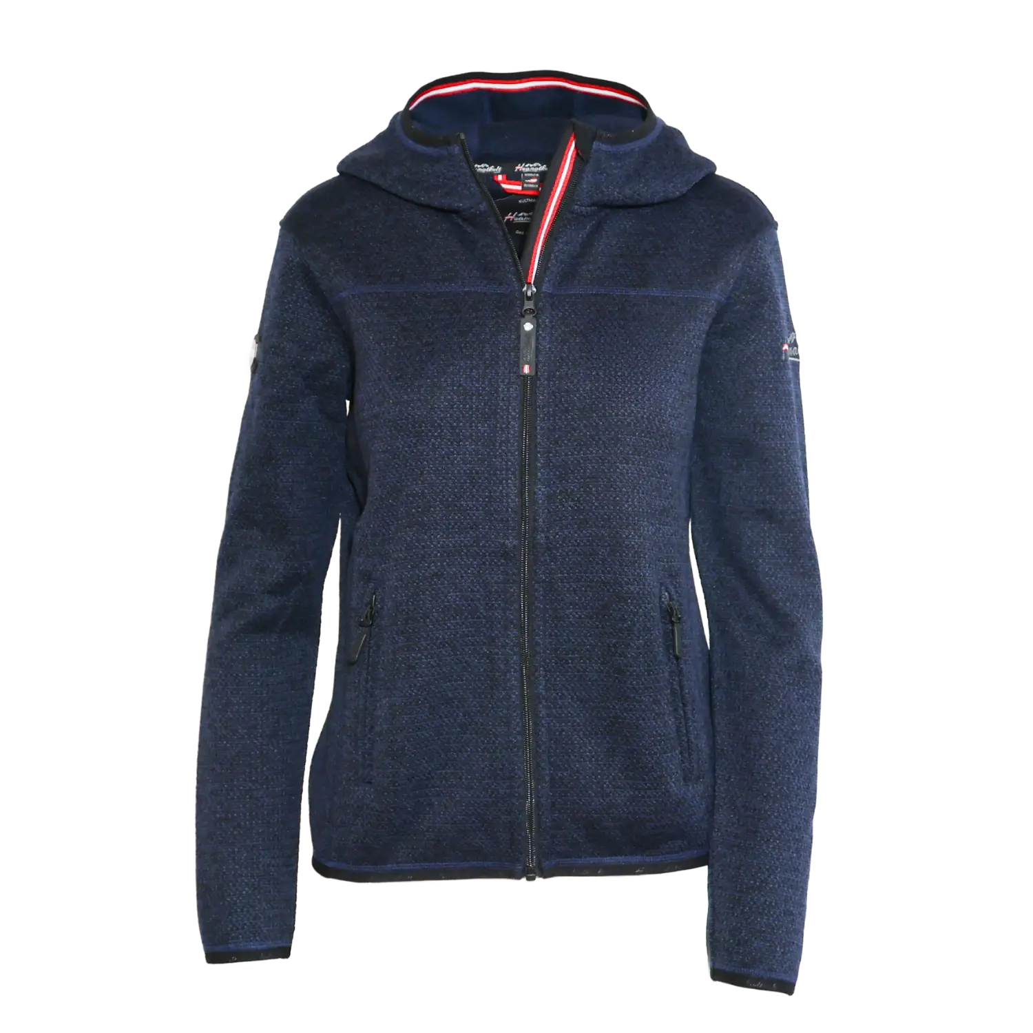 Hoamatkult Kultjacke mit Kapuze - Strickoptik