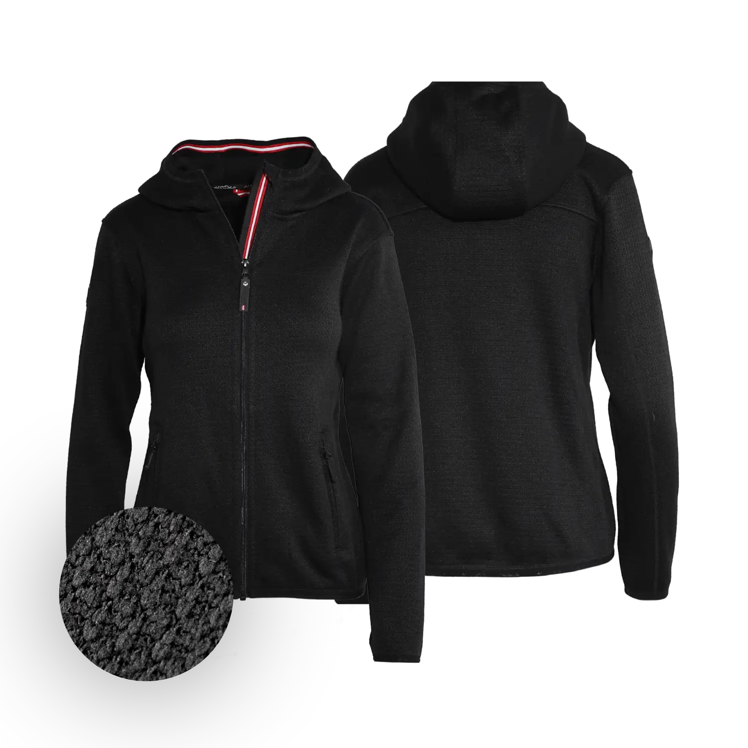 Hoamatkult Kultjacke mit Kapuze - Strickoptik