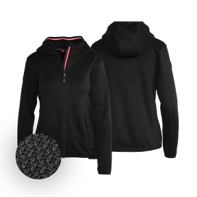 Hoamatkult Kultjacke mit Kapuze - Strickoptik