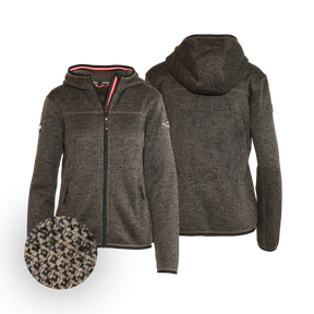 Hoamatkult Kultjacke mit Kapuze - Strickoptik