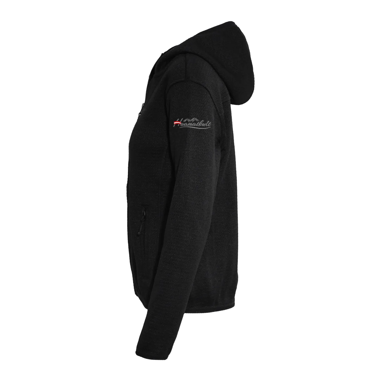 Österreich Kultjacke mit Kapuze - Strickoptik