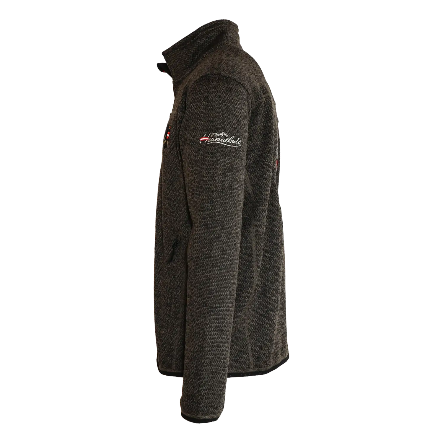 Österreich Kultjacke ohne Kapuze - Strickoptik