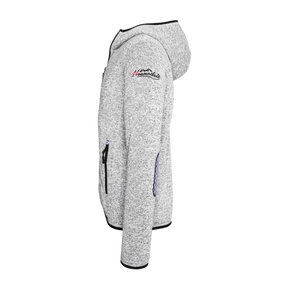 Österreich Trachten Kultjacke mit Kapuze - Karo Blau