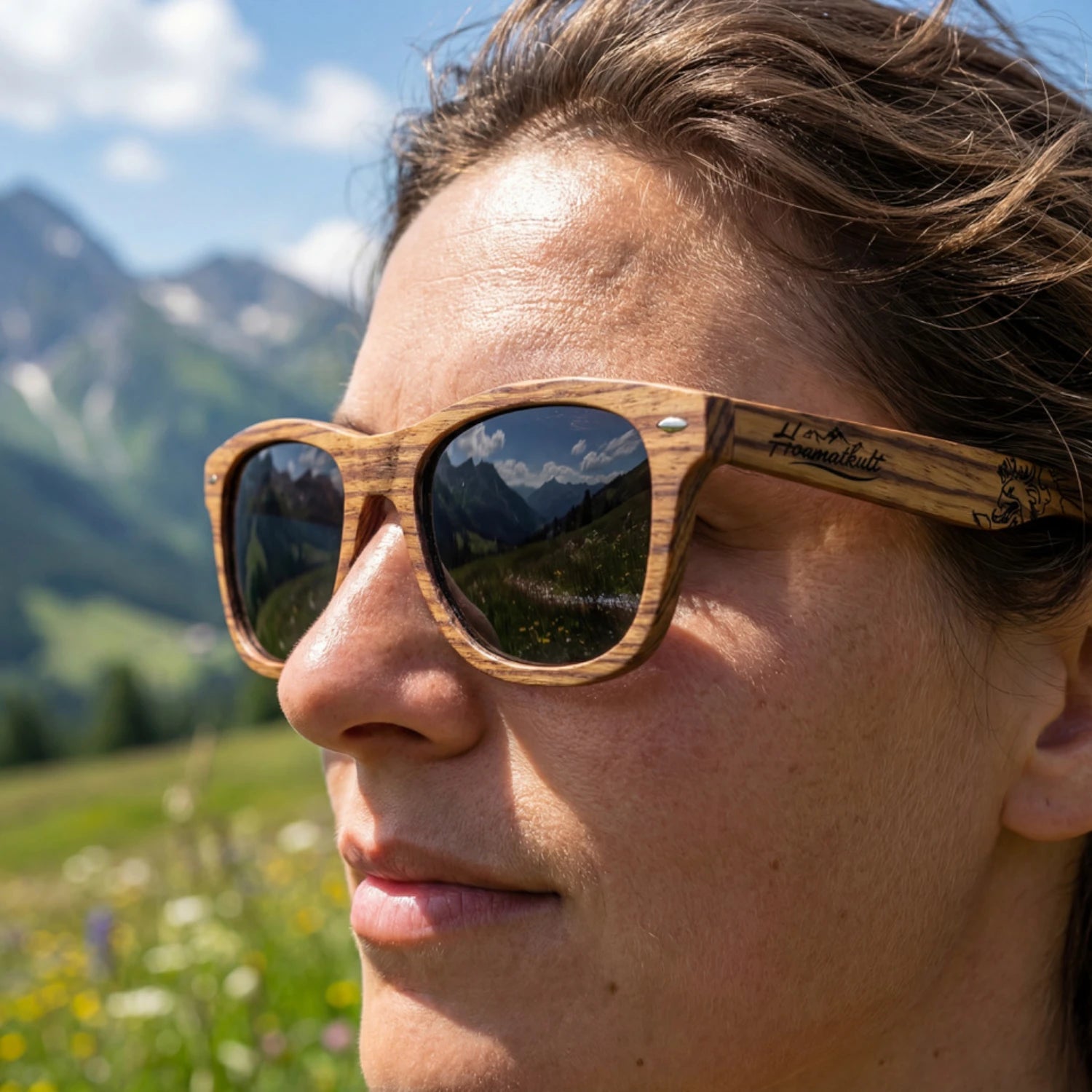 Holz Sonnenbrille Österreich Adler