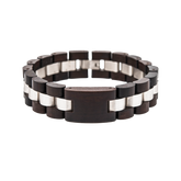 Holzarmband für Herren mit Metalleinsatz #Auswahl_Herren