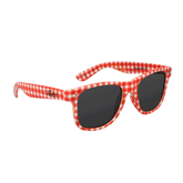 Karo Sonnenbrille rot Hoamatkult #Farbe_Rot