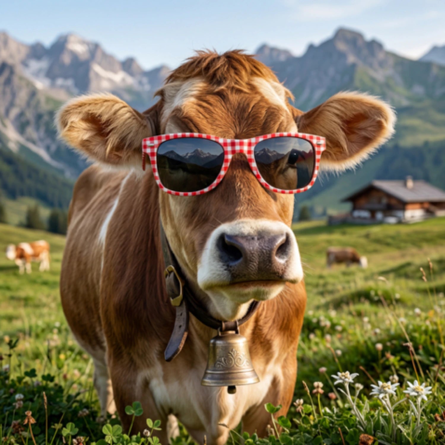 Karo Trachten Sonnenbrille