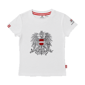 Austrian Girl Kinder T-Shirt - Weiss