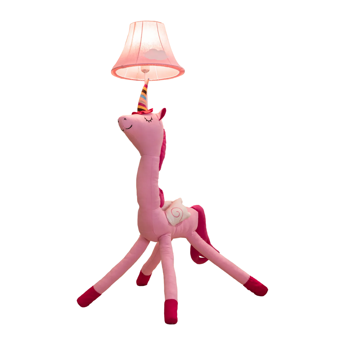 Kinderzimmer Lampe Einhorn rosa