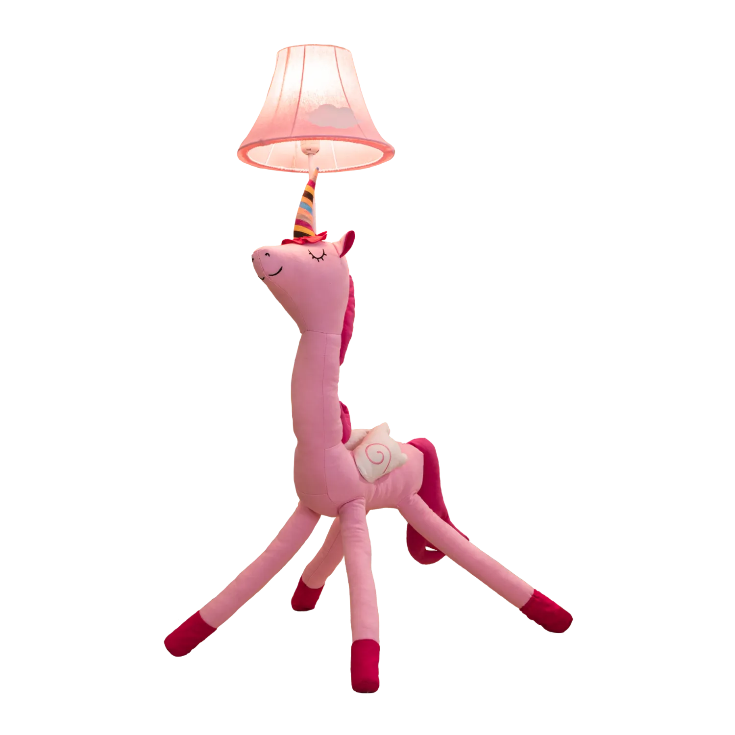 Kinderzimmer Lampe Einhorn rosa