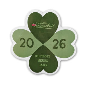 Kleeblatt Sticker Hoamatkult