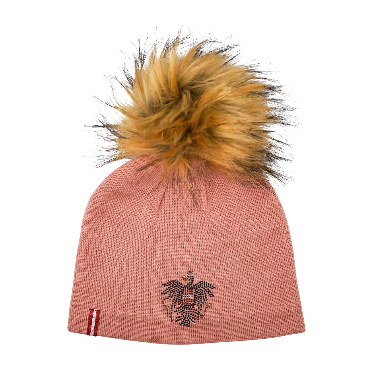 Österreich Adler Kristall Mütze - rosa