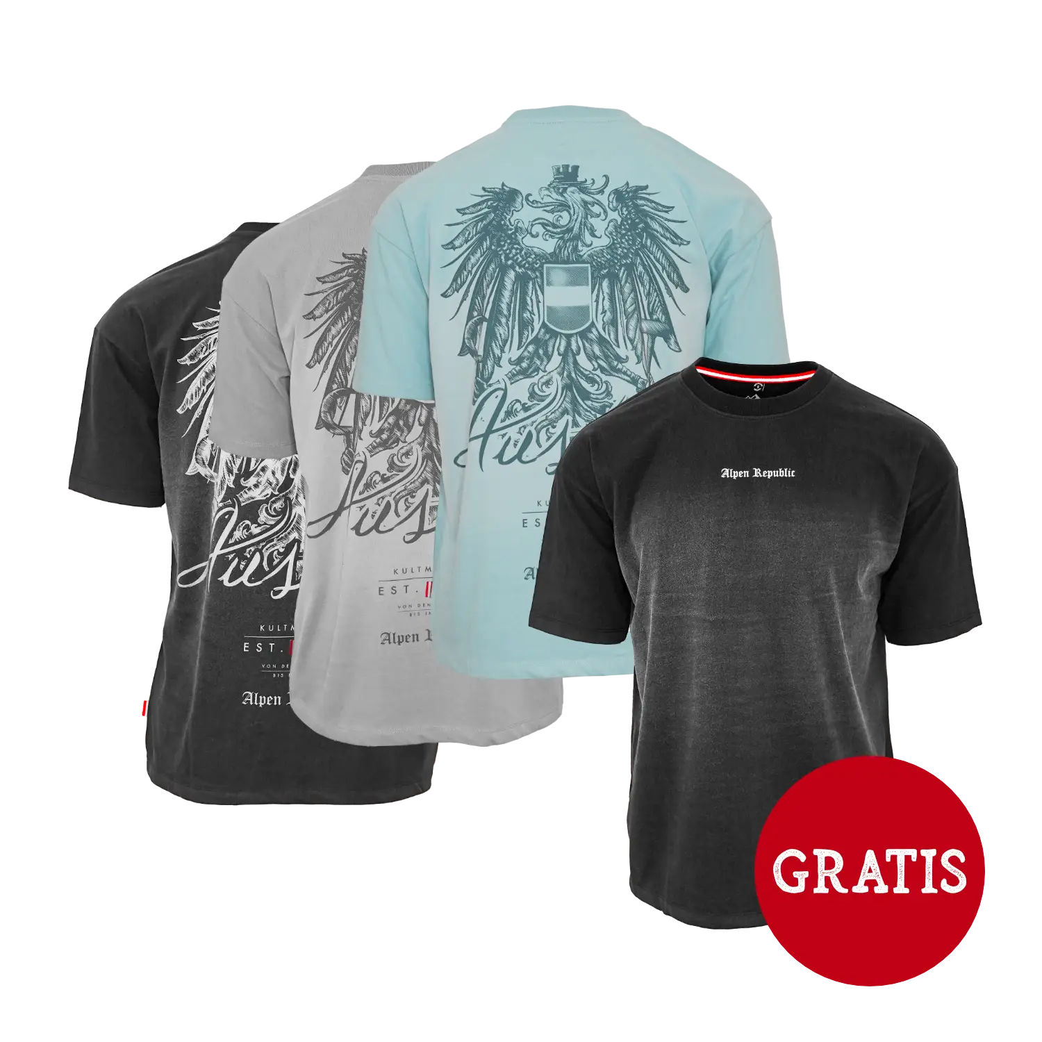 Kult Deal - Österreich Oversize Shirt + GRATIS T-Shirt