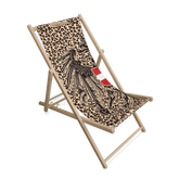 Leoparden Design Strandstuhl